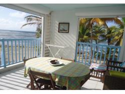 location Maison Villa Guadeloupe - salle  manger vue mer