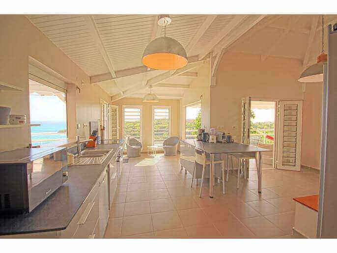 Location VillaMaison en Guadeloupe - Maison 12 couchages Saint Franois
