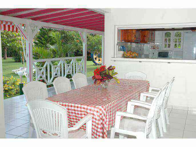 Location VillaMaison en Guadeloupe - Maison 8 couchages Saint Franois