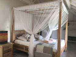 location Maison Villa Guadeloupe - Suite (chambre avec salle de douche et WC indpendant)  climatise  l'tage gauche avec lit de 160 avec placard