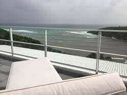location Maison Villa Guadeloupe - Terrasse ouverte  l'tage et sa vue mer !!!!